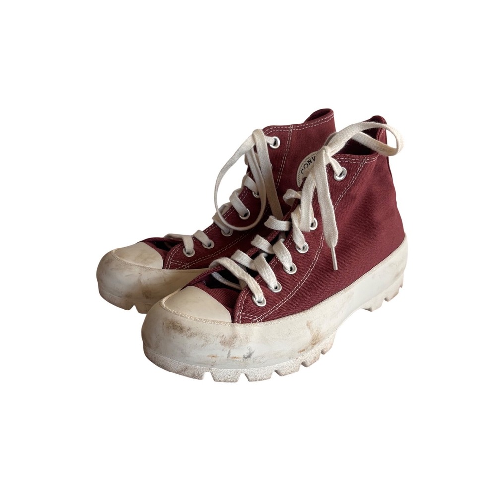 Converse Chuck Taylor All Star Lugged 2.0 Maroon High Top Platform Size 8